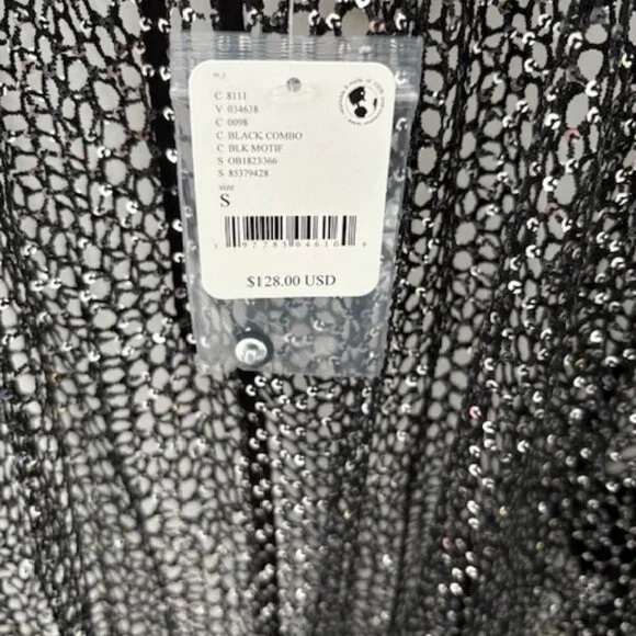 Free People Sparks Fly Top / Black Combo NWT (S) - Picture 5 of 6